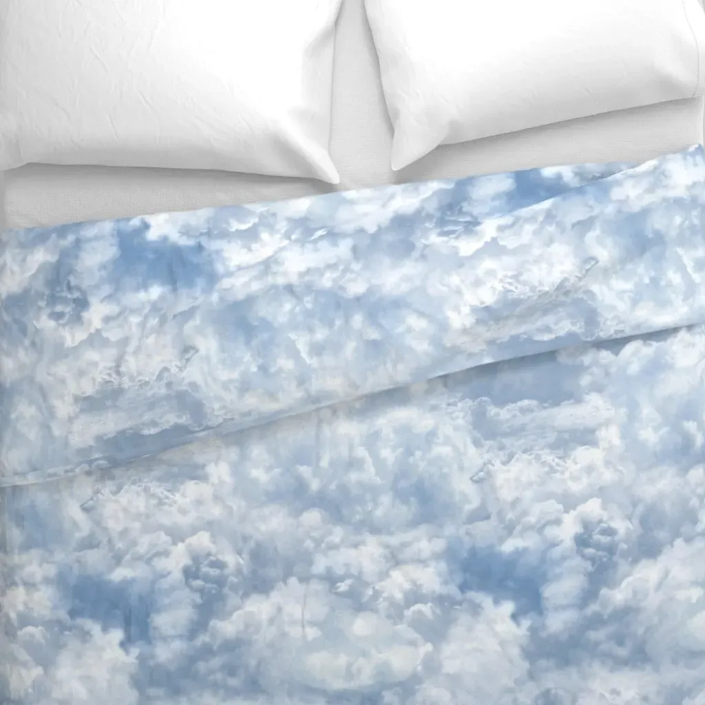 Clouds Duvet Cover - Light Blue alternate view