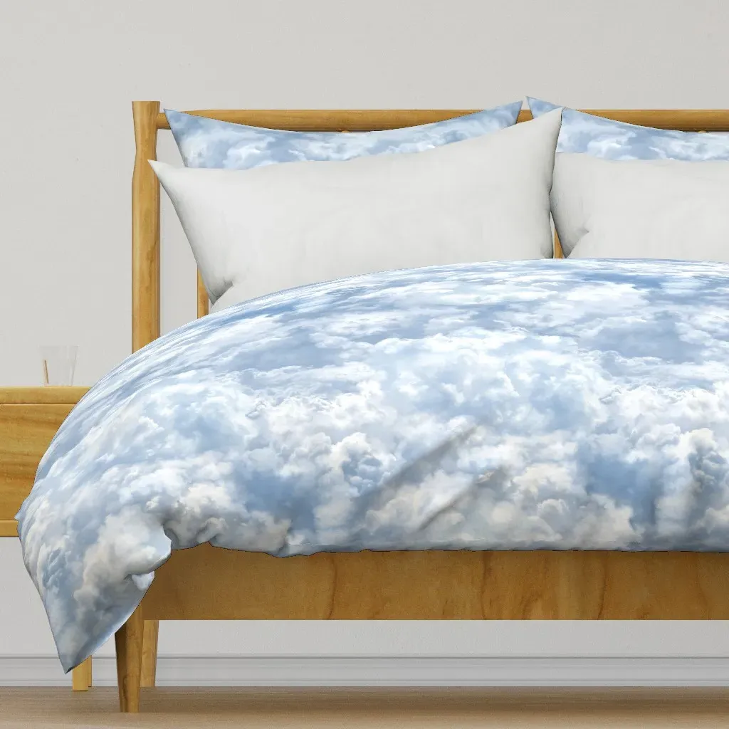 Clouds Duvet Cover - Light Blue product