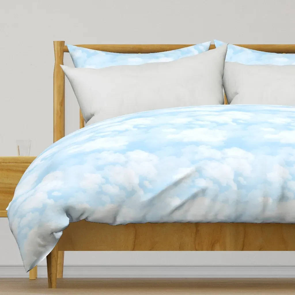 Clouds Duvet Cover - Light Blue product