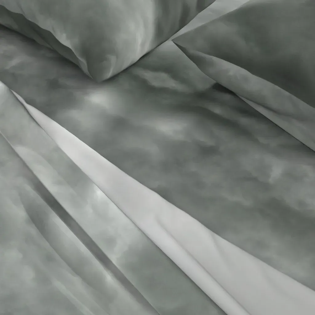Cloudy Minds King Size Sheet Set - Gray alternate view