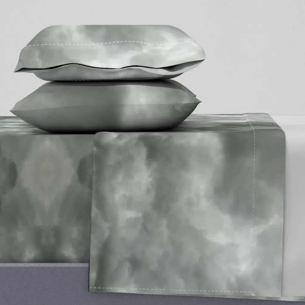 Cloudy Minds King Size Sheet Set - Gray product