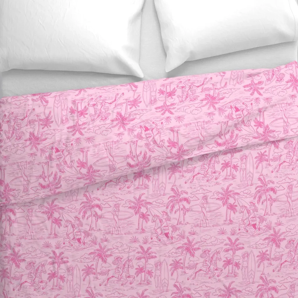 Coastal Cowgirl Southwestern Duvet Cover - Pink alternate view