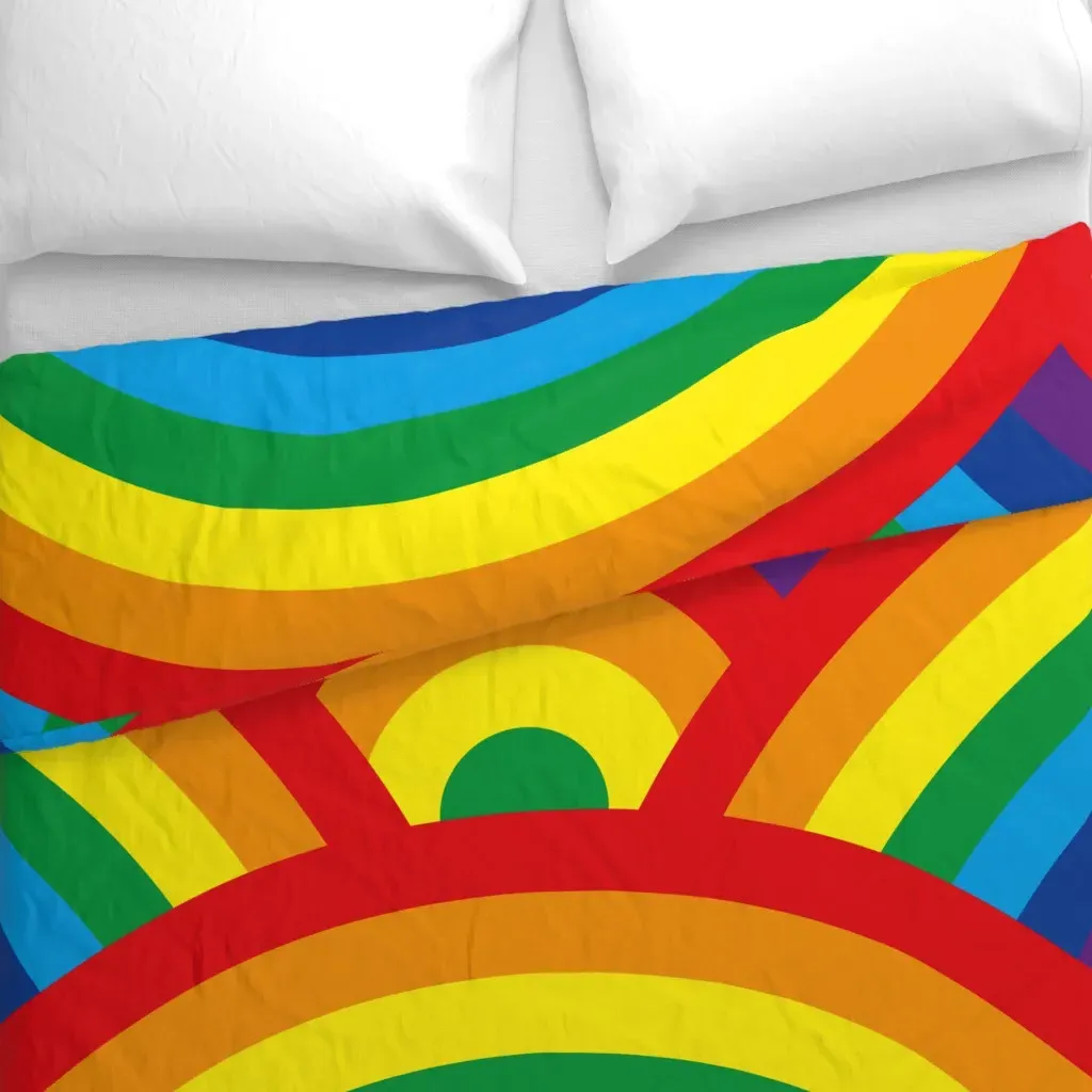 Colorful Duvet Cover - Red alternate view
