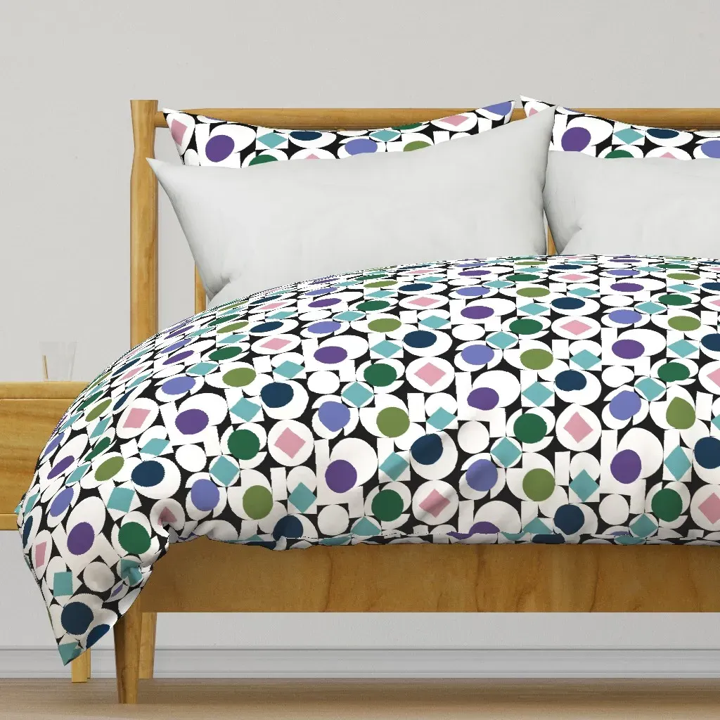 Construction Number One Duvet Cover - White product
