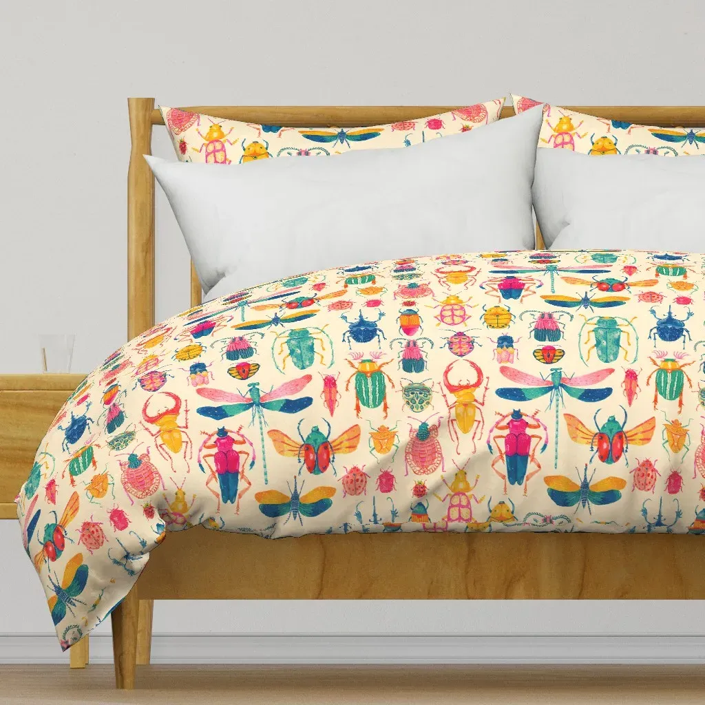Cool Bugs Duvet Cover - Teal product