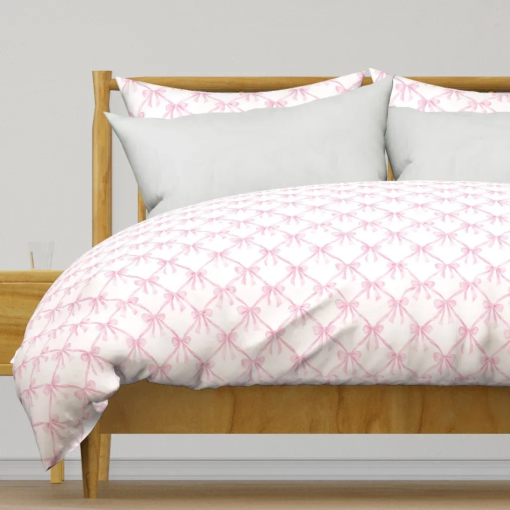 Coquette Aesthetic Pastel Duvet Cover - Pink product