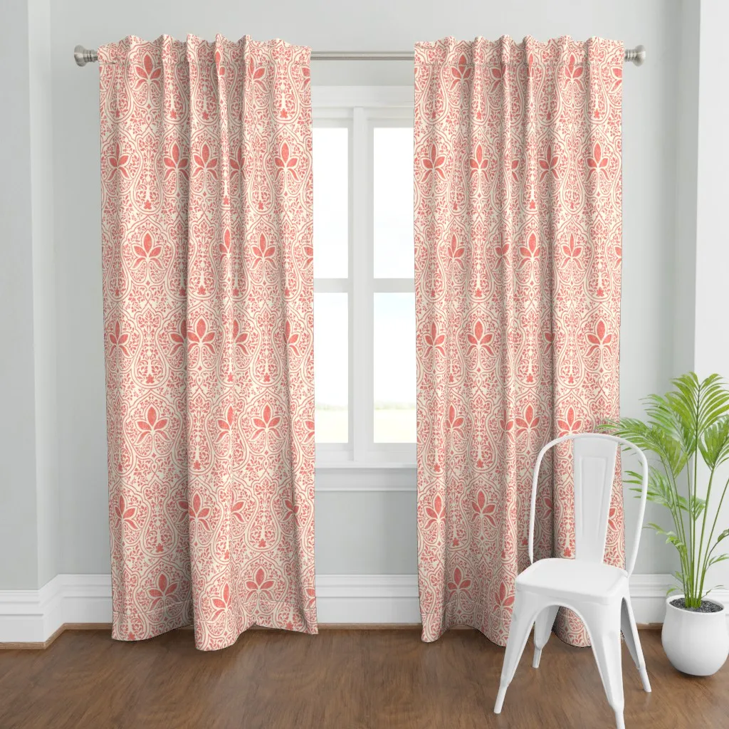 Coral Reef On Cosmic Curtain Panel - Coral product