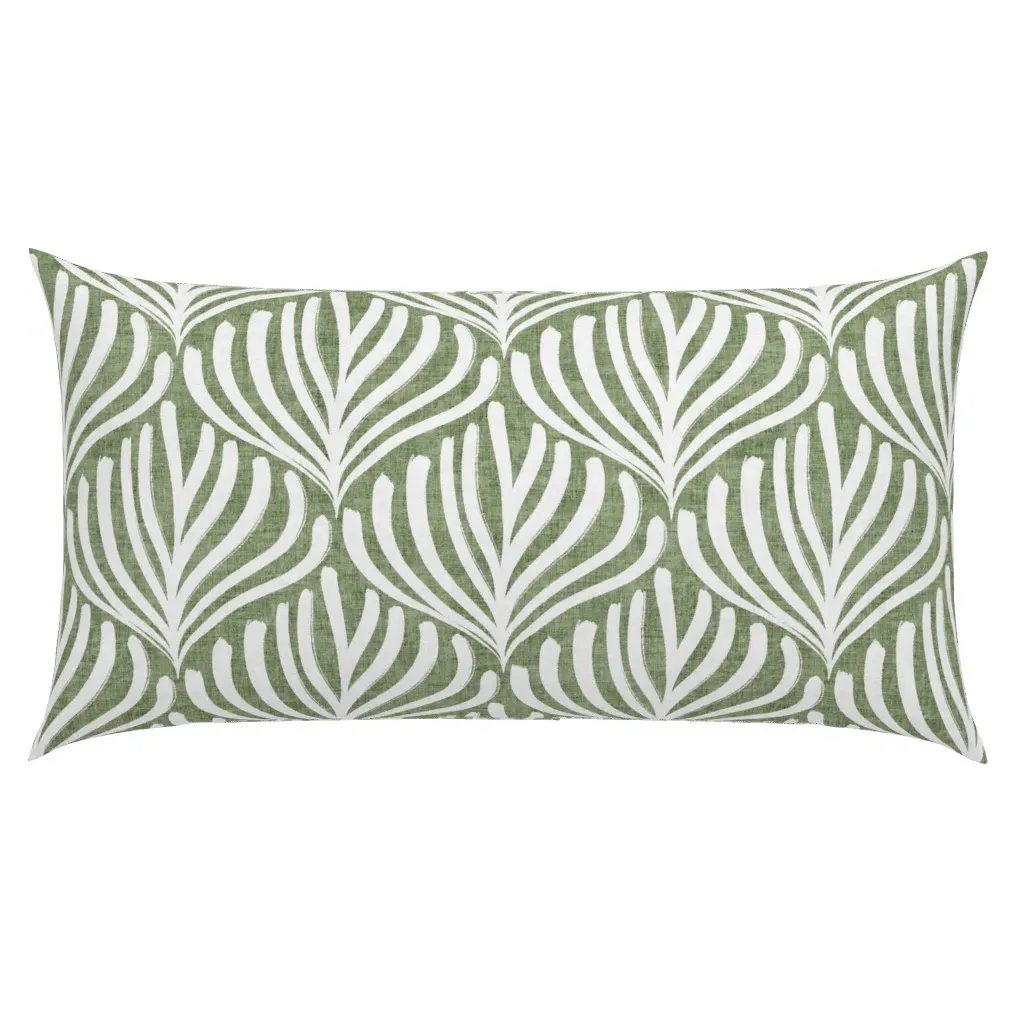 Coral Reef Rhapsody King Pillow Sham - Sage Green product