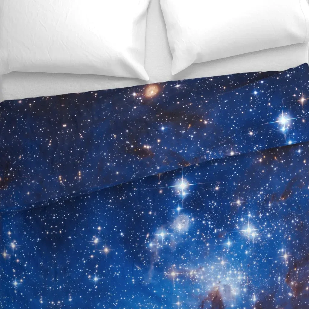 Cosmos Duvet Cover - Blue alternate view