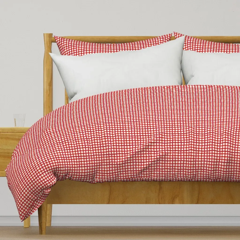 Cottagecore Christmas Duvet Cover - Red product