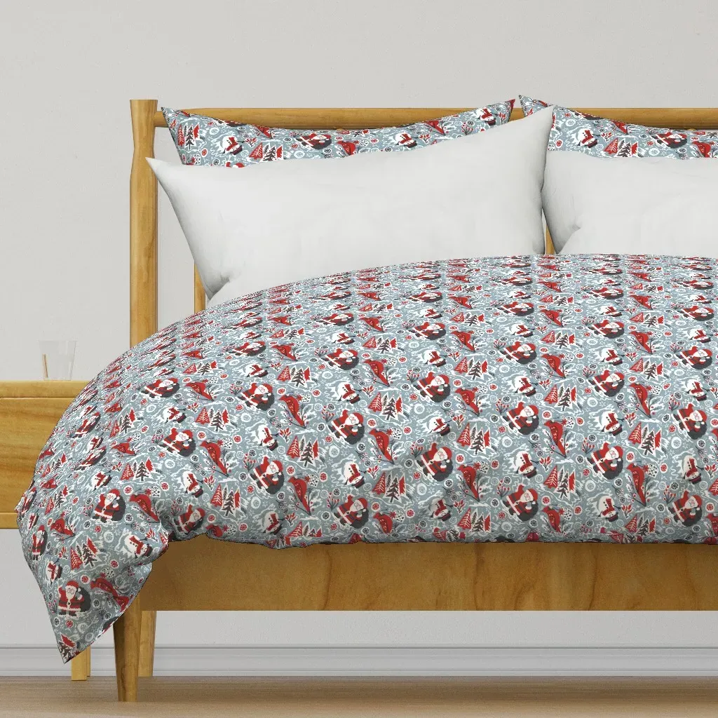 Country Christmas Ditsy Small Duvet Cover - Red product