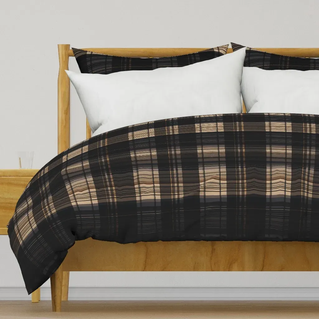 Country Estate Tartan Duvet Cover - Dark Brown product