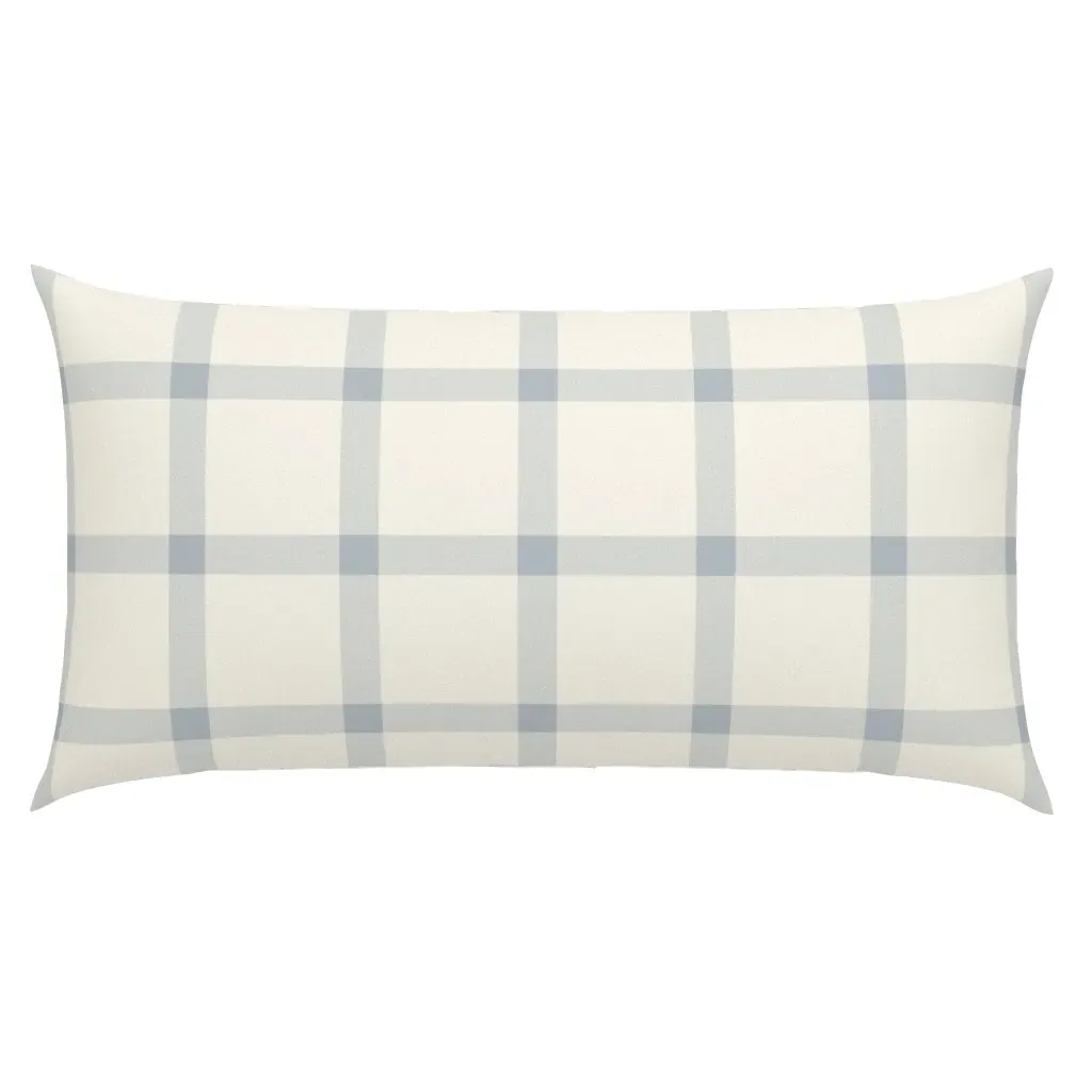 Cozy Plaid King Pillow Sham - Cream product