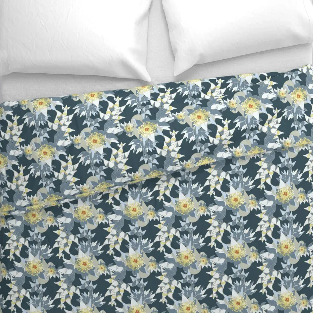 Crazy Gumnuts Duvet Cover - Blue alternate view