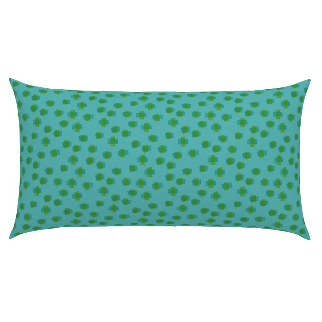 Cross Spot King Pillow Sham - Green product
