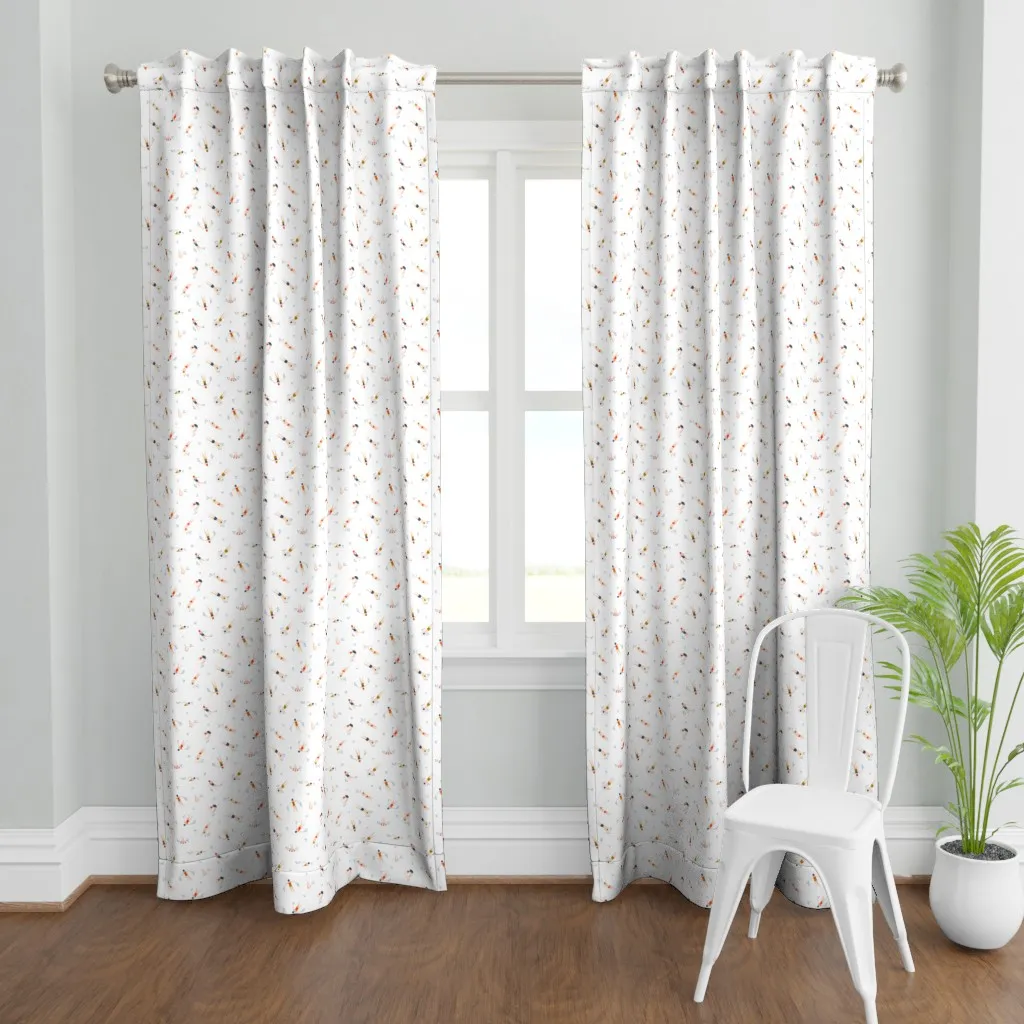 Cute Swimmers Curtain Panel - Red product