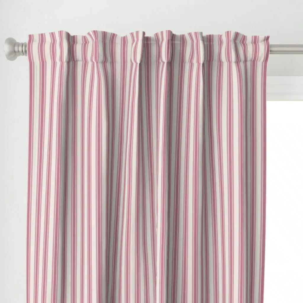 Daisy Patch Textured Curtain Panel - Pink alternate view