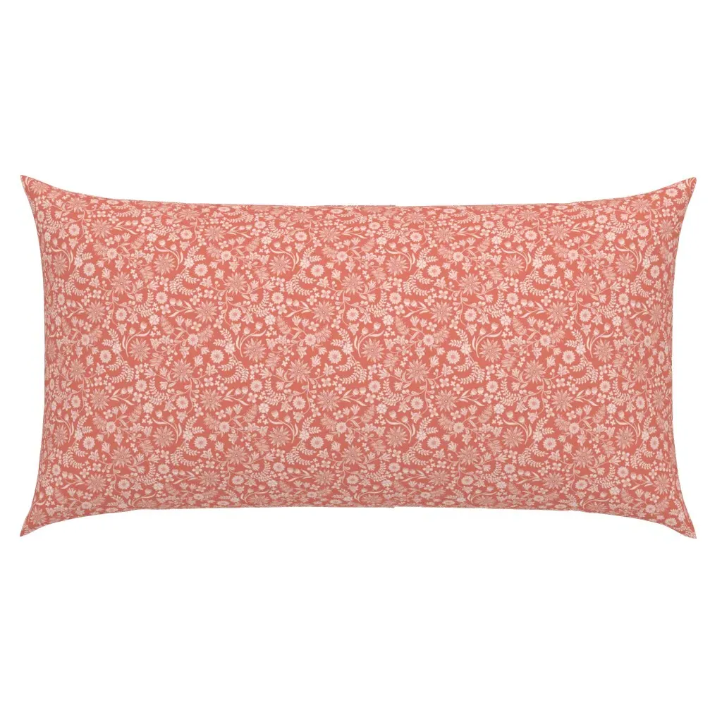Dalarna Floral Small King Pillow Sham - Coral product