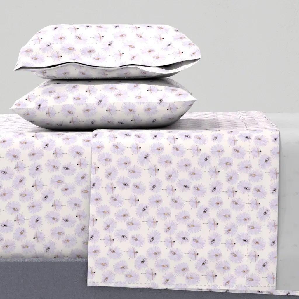 Dancing Ballerina Mini Full Sheet Set - Lavender product