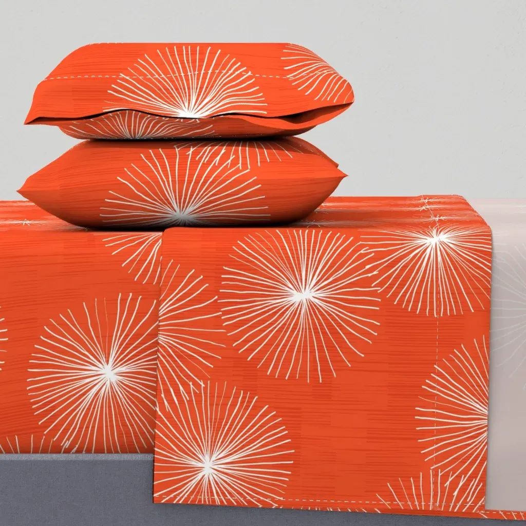 Dandelions M+M Watermelon 29 By Friztin Full Sheet Set - Orange product