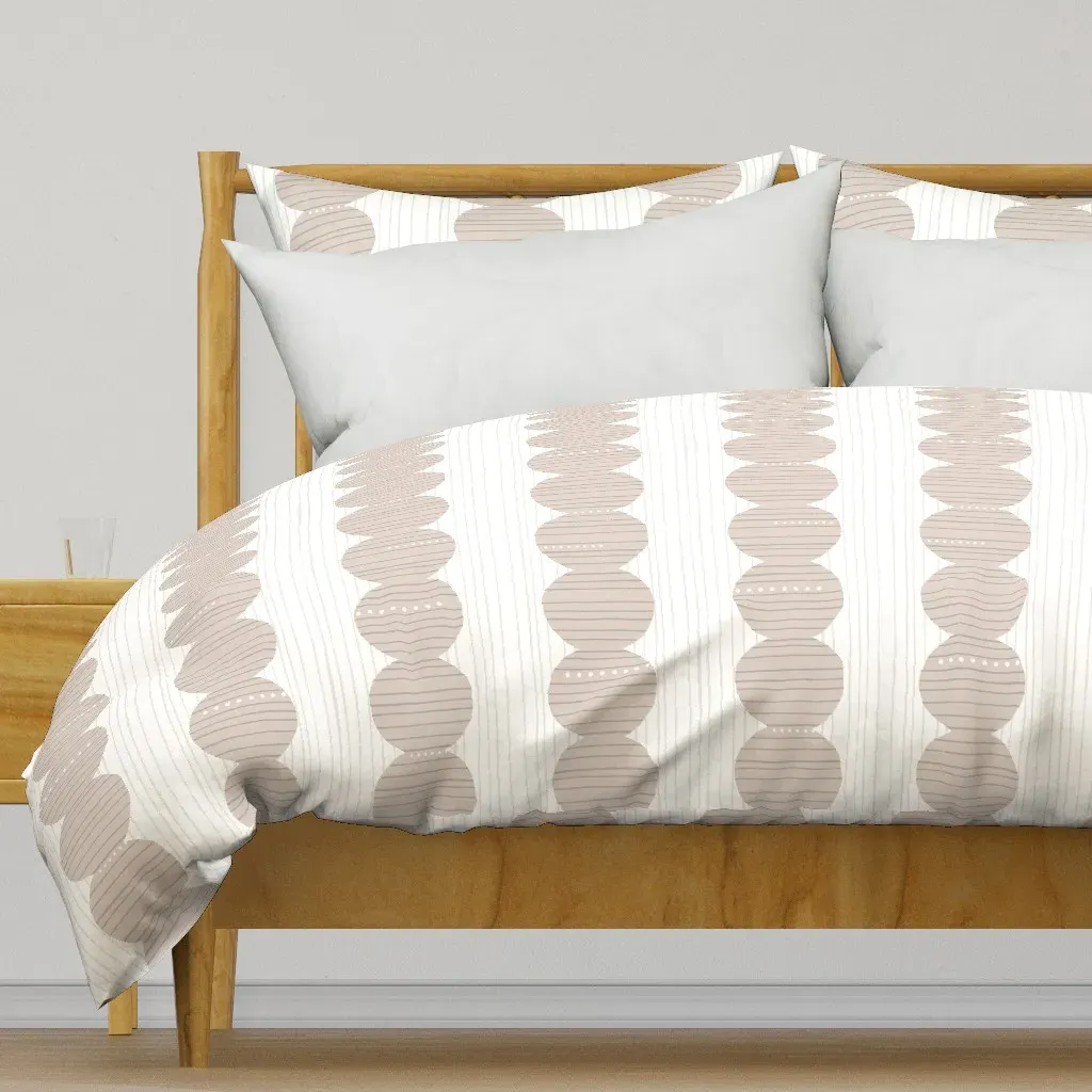 Dango Dumplings Duvet Cover - Taupe product