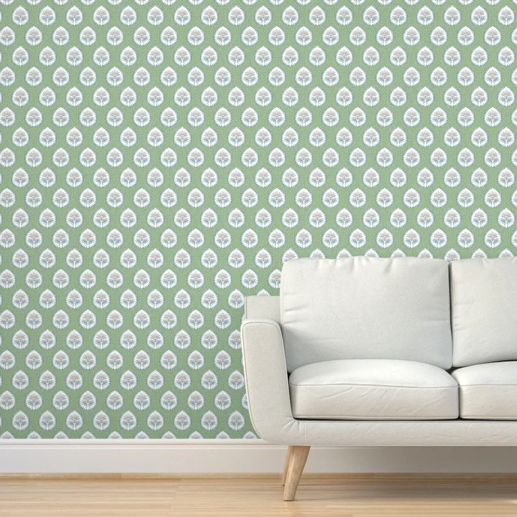 Daphne Peel and Stick Wallpaper - Blue, Green product