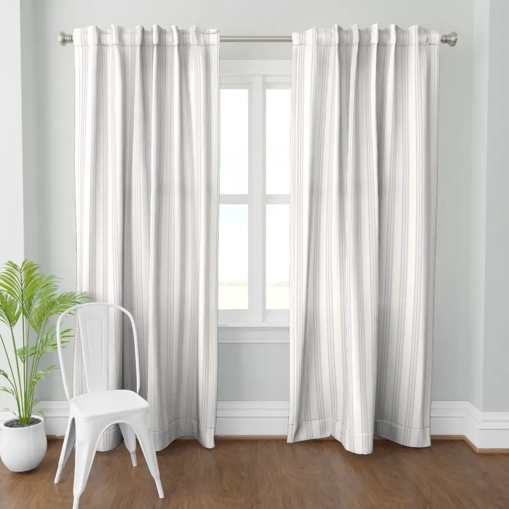 Darcy Stripe Curtain Panel - Blue product
