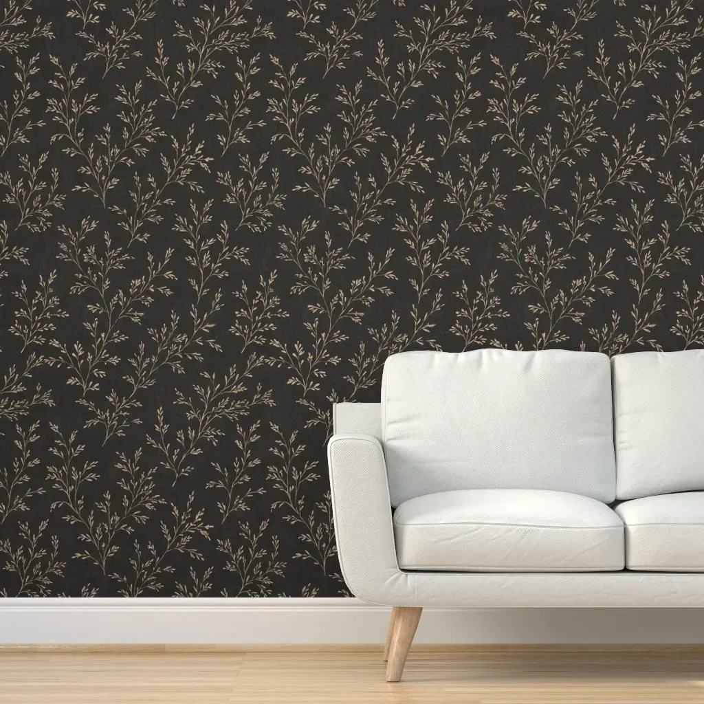 Dark Academia Gothic Peel and Stick Wallpaper - Beige product