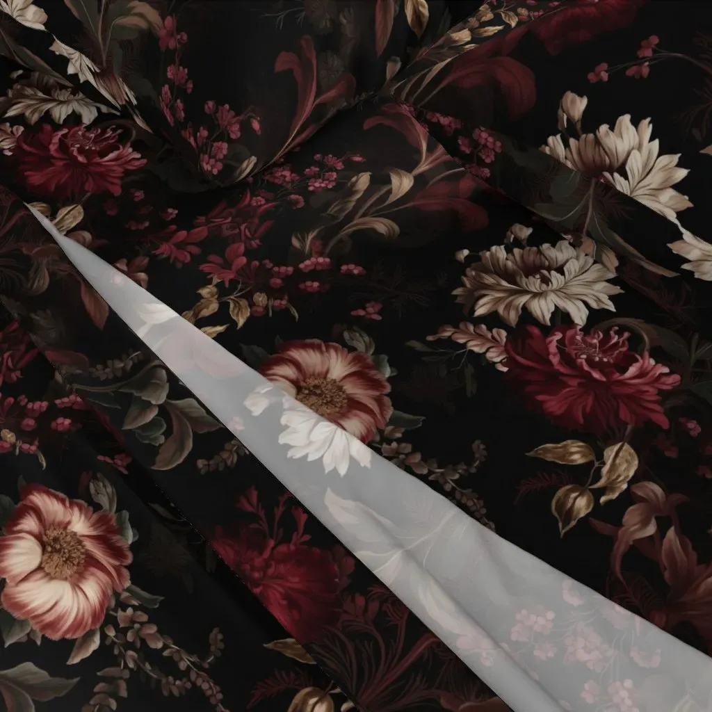 Dark Floral Queen Sheet Set alternate view