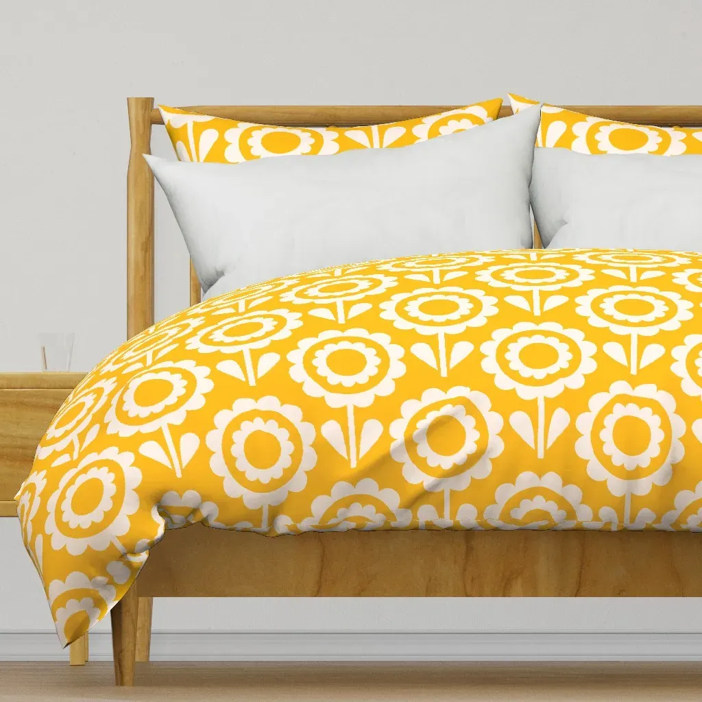 Darling Daisies Duvet Cover - Yellow product