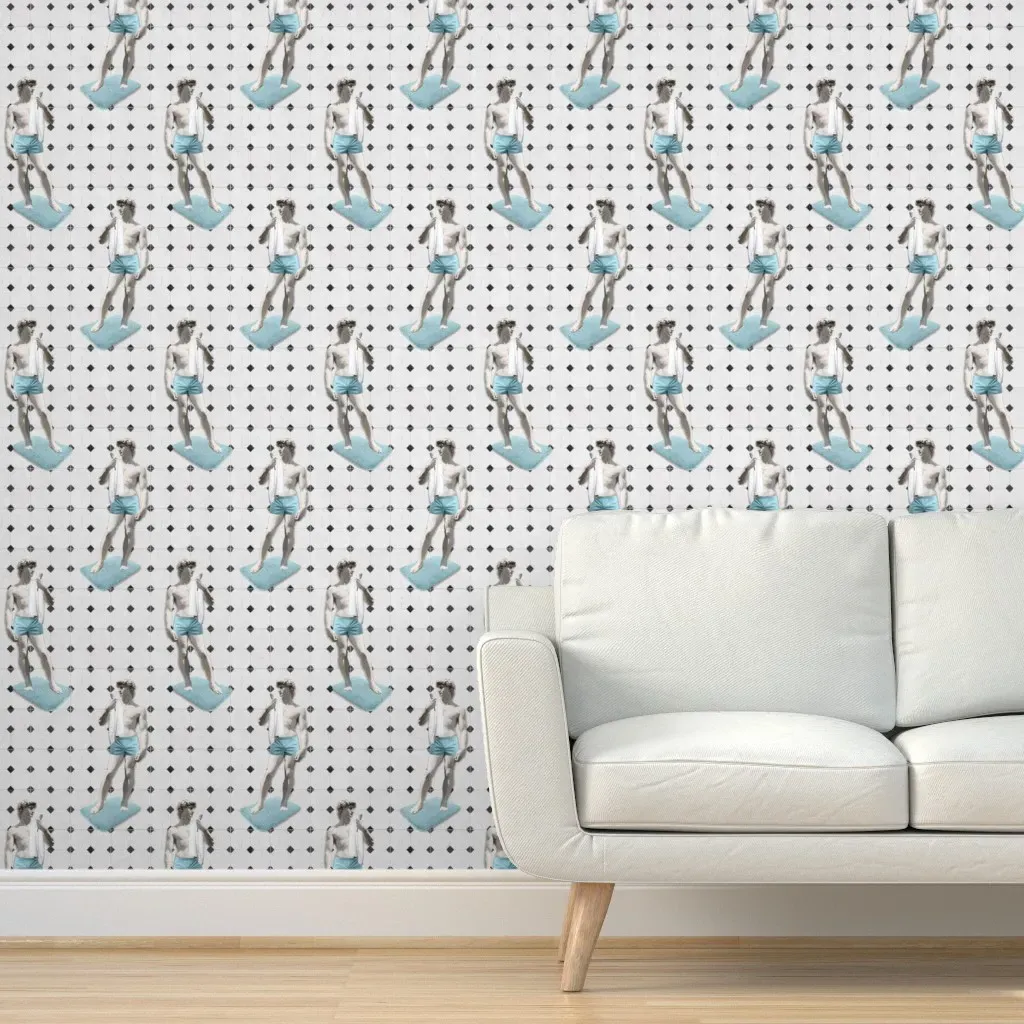 David Peel and Stick Wallpaper - Pool Blue product