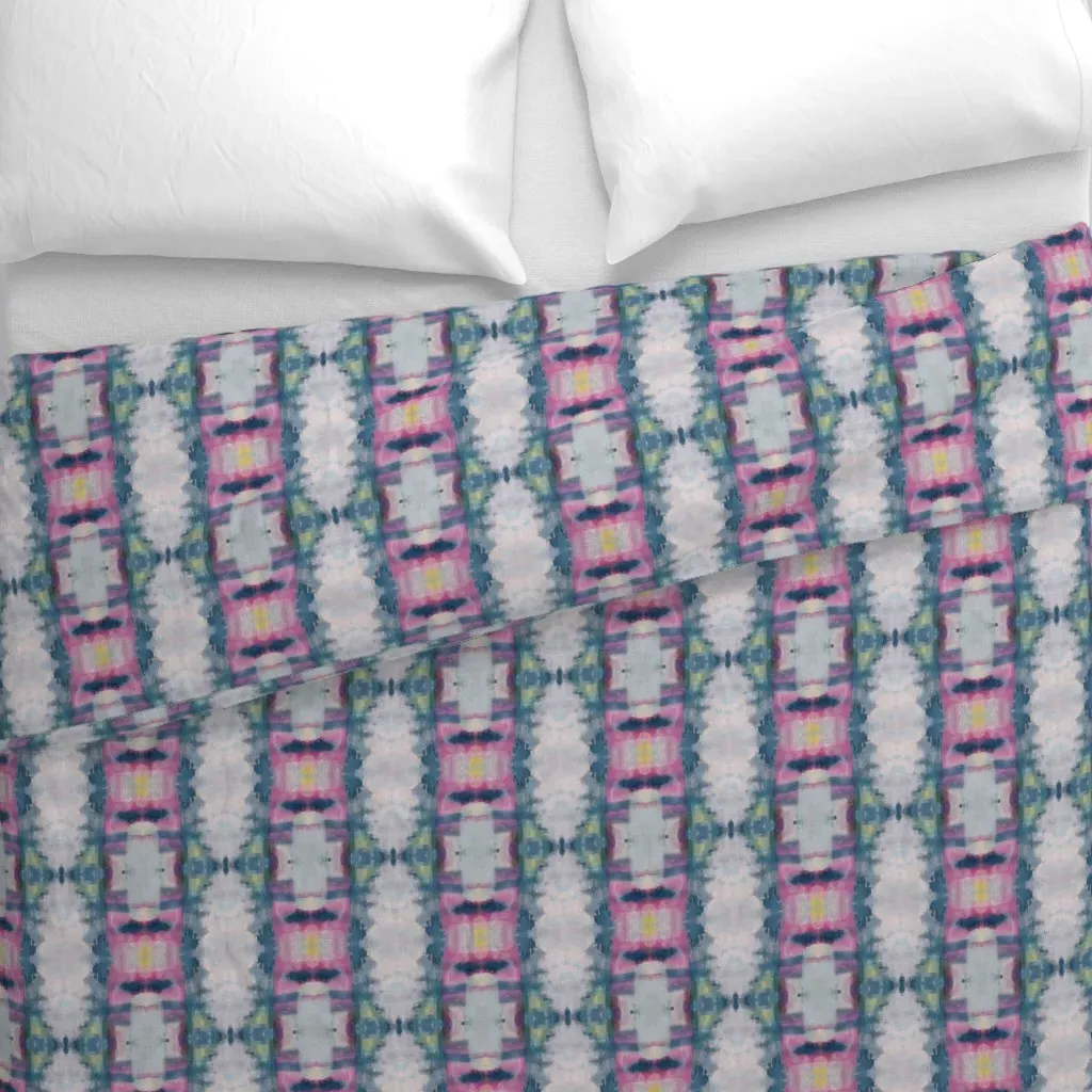 Daydream Waters Abstract Duvet Cover - Pink alternate view