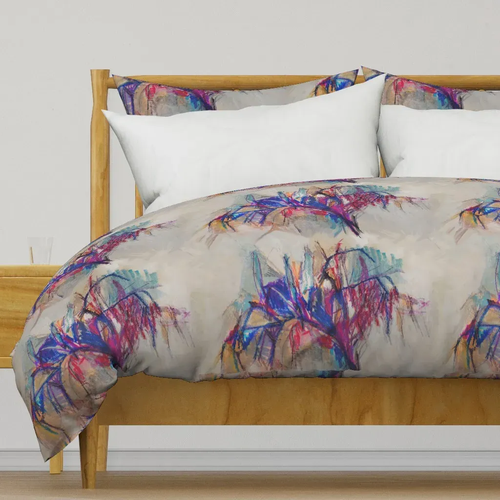 Dc Tree Pastel Duvet Cover - Deep Blue product