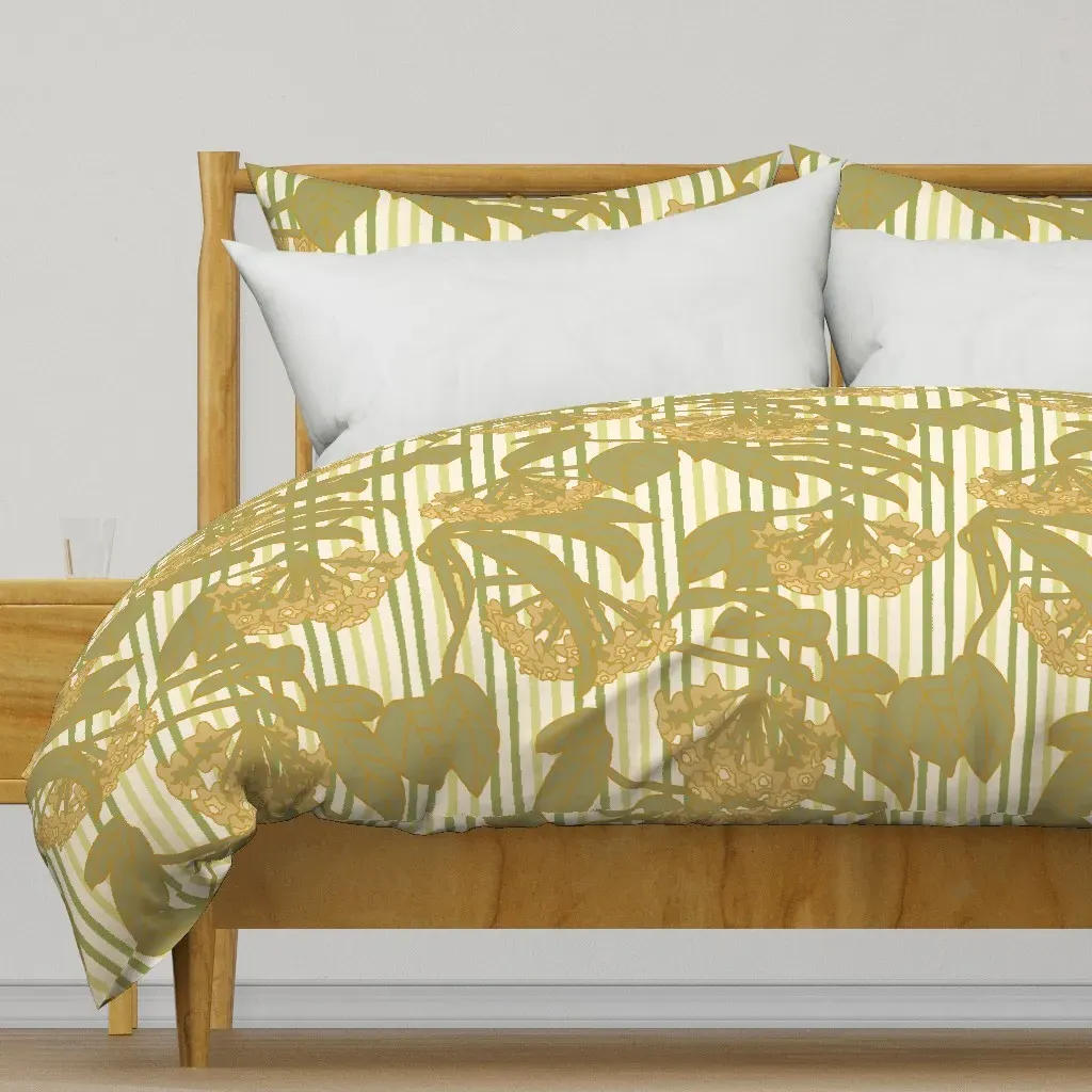 Dear Frances Duvet Cover - Olive Green product