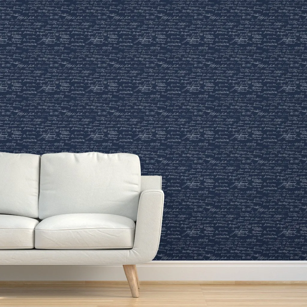Declaration Of Independence Peel and Stick Wallpaper - White product