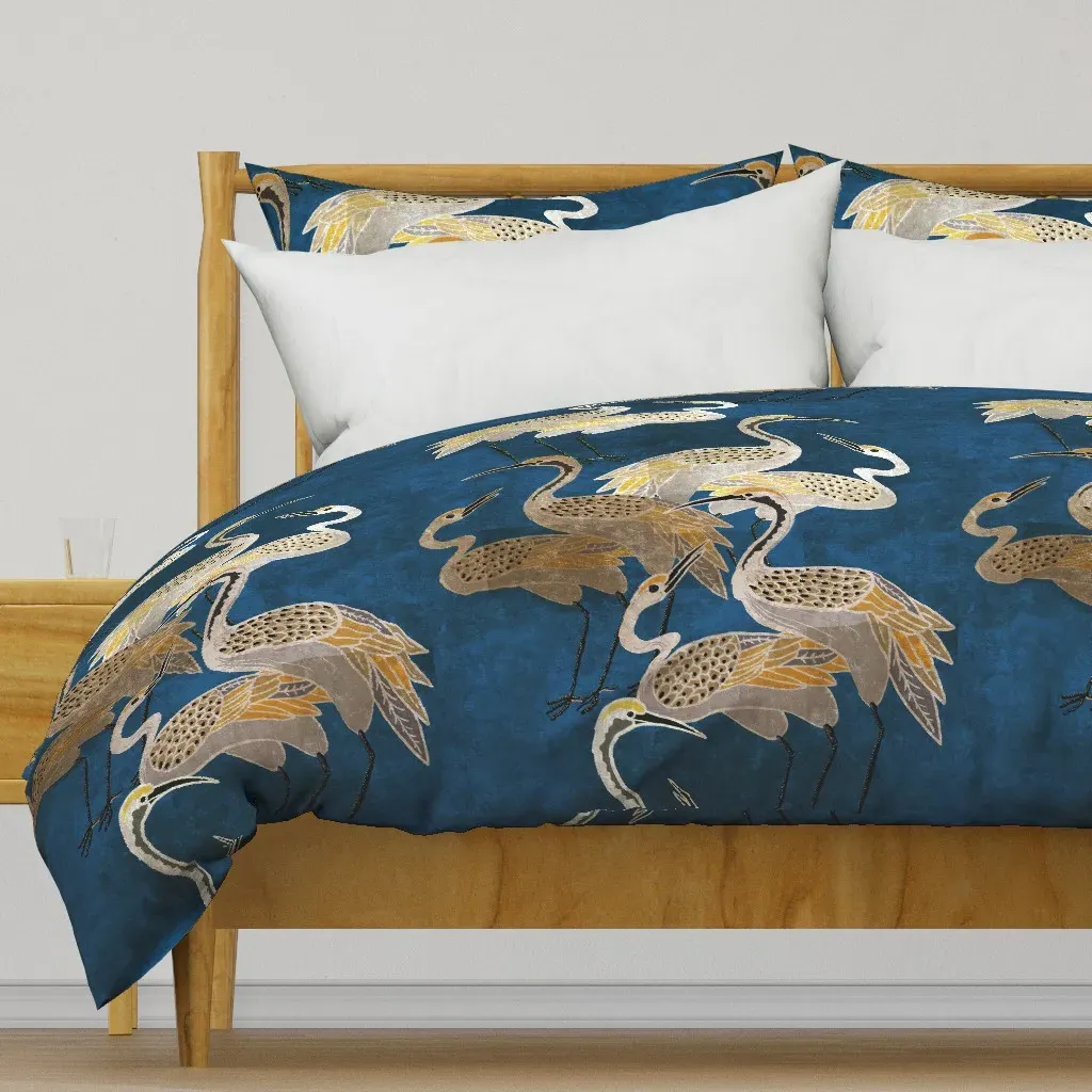 Deco Cranes Duvet Cover - Grey product