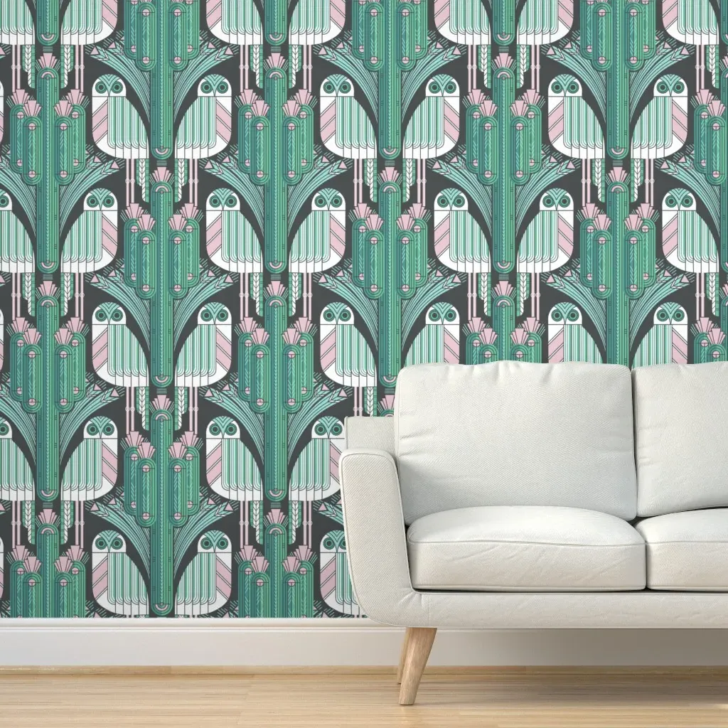 Deco Desert Peel and Stick Wallpaper - Teal product