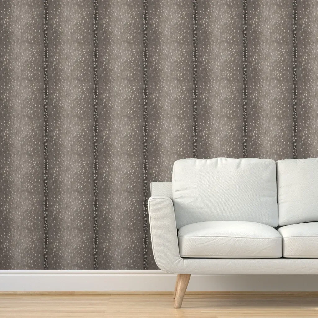 Deer Hide Peel and Stick Wallpaper - Gray, Beige product