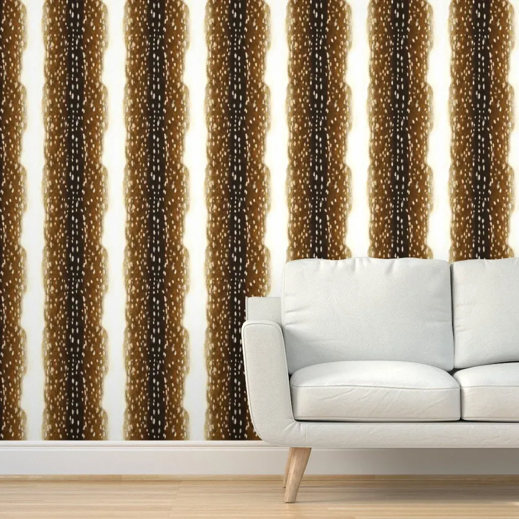 Deer Skin Peel and Stick Wallpaper - Brown product