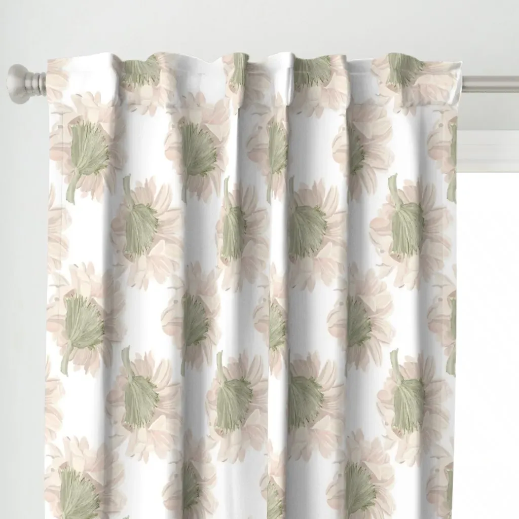Delicate Curtain Panel - Blush alternate view