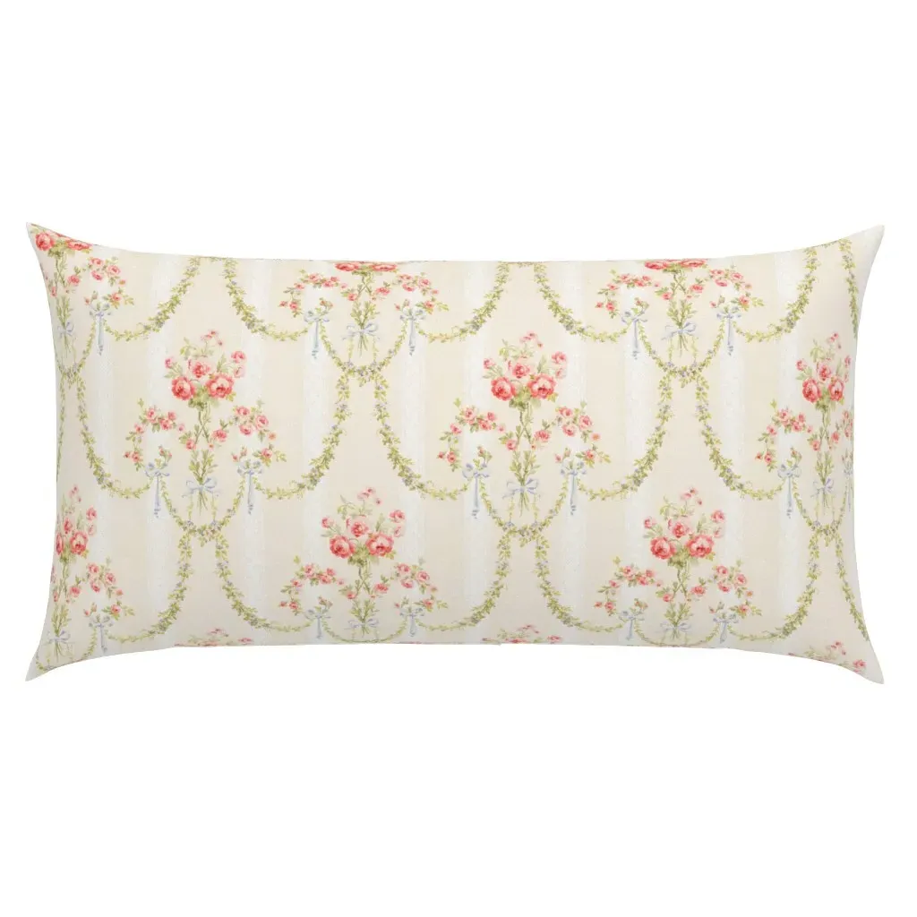 Delicate Swags King Pillow Sham - Pink product