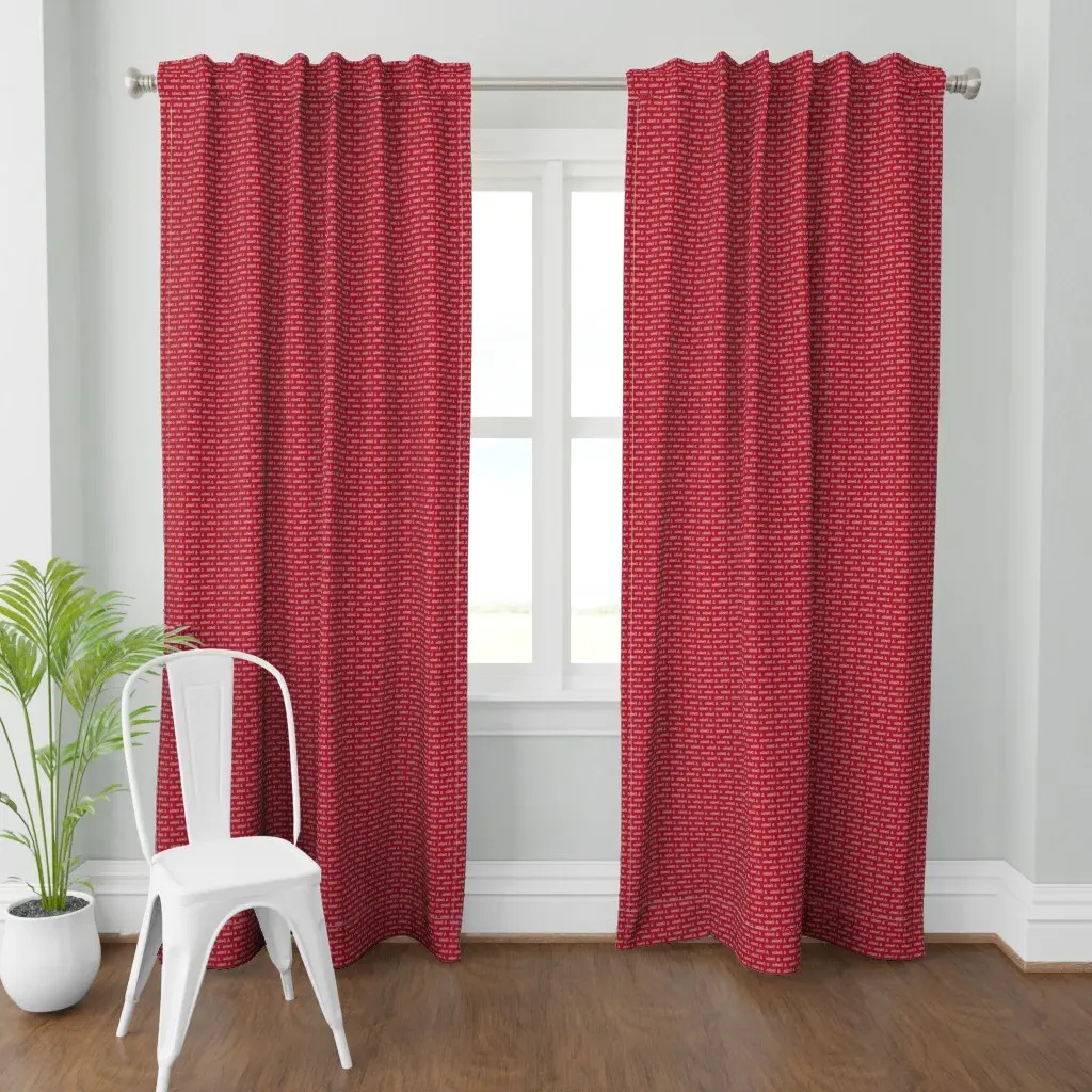 Delta Tiny Lwade Curtain Panel - Red product