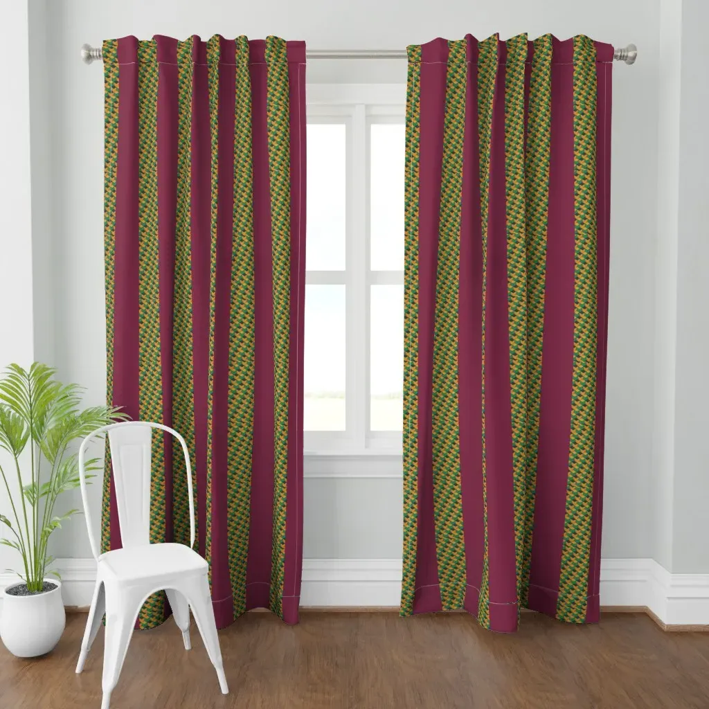 Demon Slayer Giyu Tomioka Curtain Panel - Dark Green product