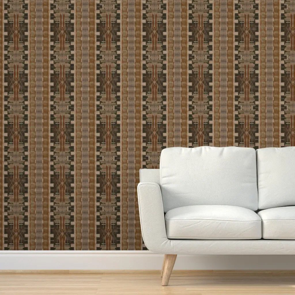 Desert Dweller Redwood Forest Peel and Stick Wallpaper - Brown product