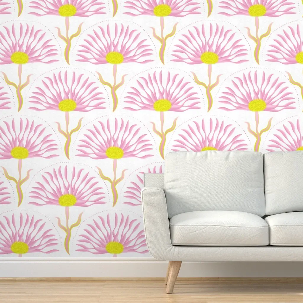 Desert Rose Peel and Stick Wallpaper - Pink product