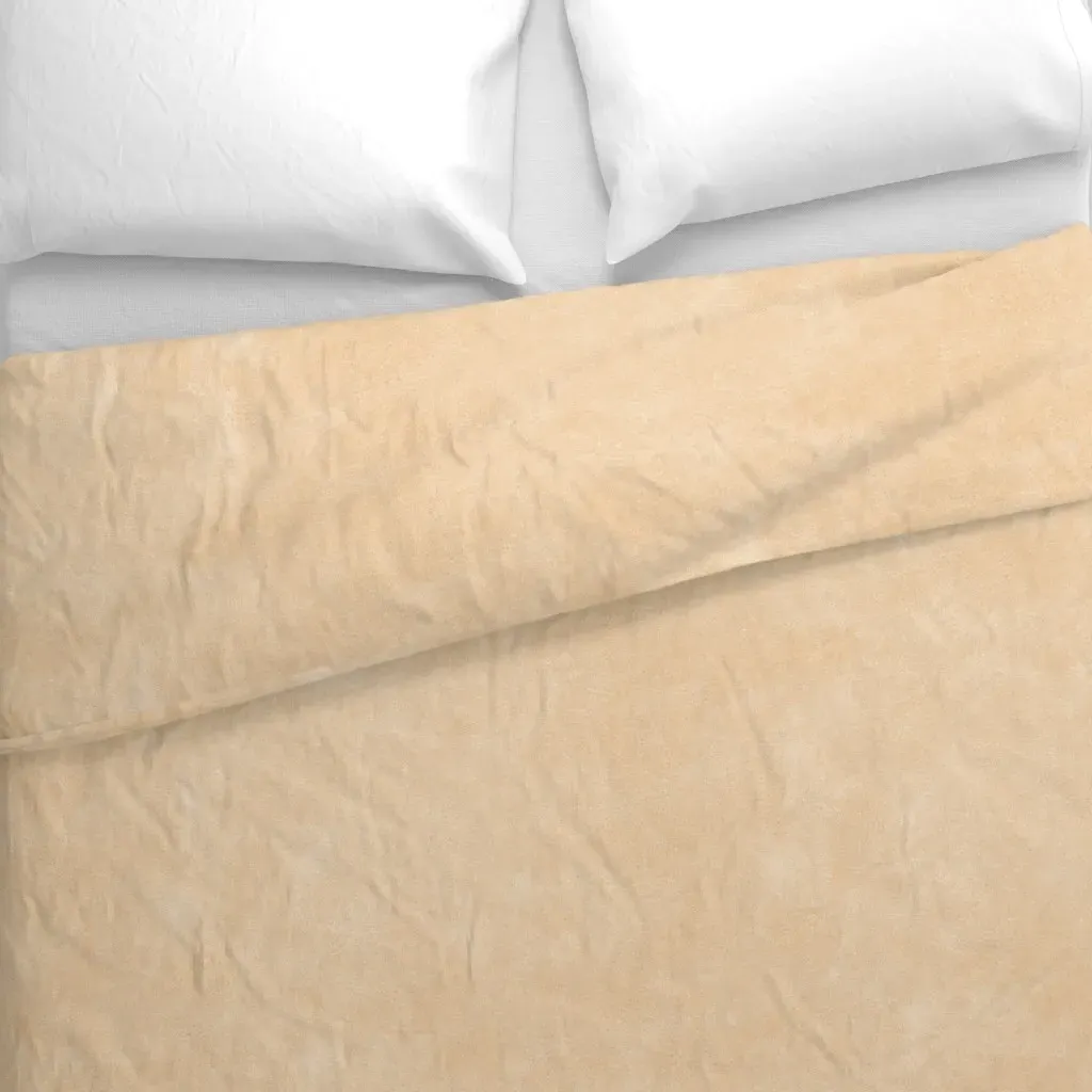 Desert Sand Western Leather Duvet Cover - Beige alternate view