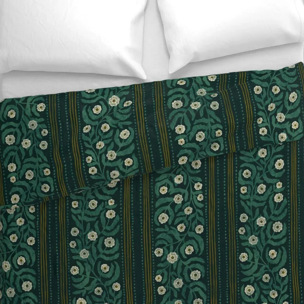Desinata Large Duvet Cover - Teal alternate view