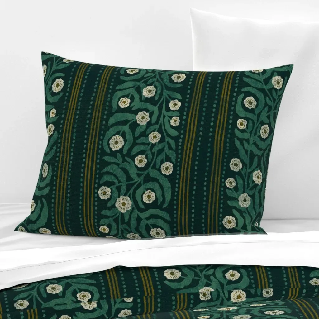 Desinata Standard Knife Edge Cushion Cover - Teal, Cotton Sateen product