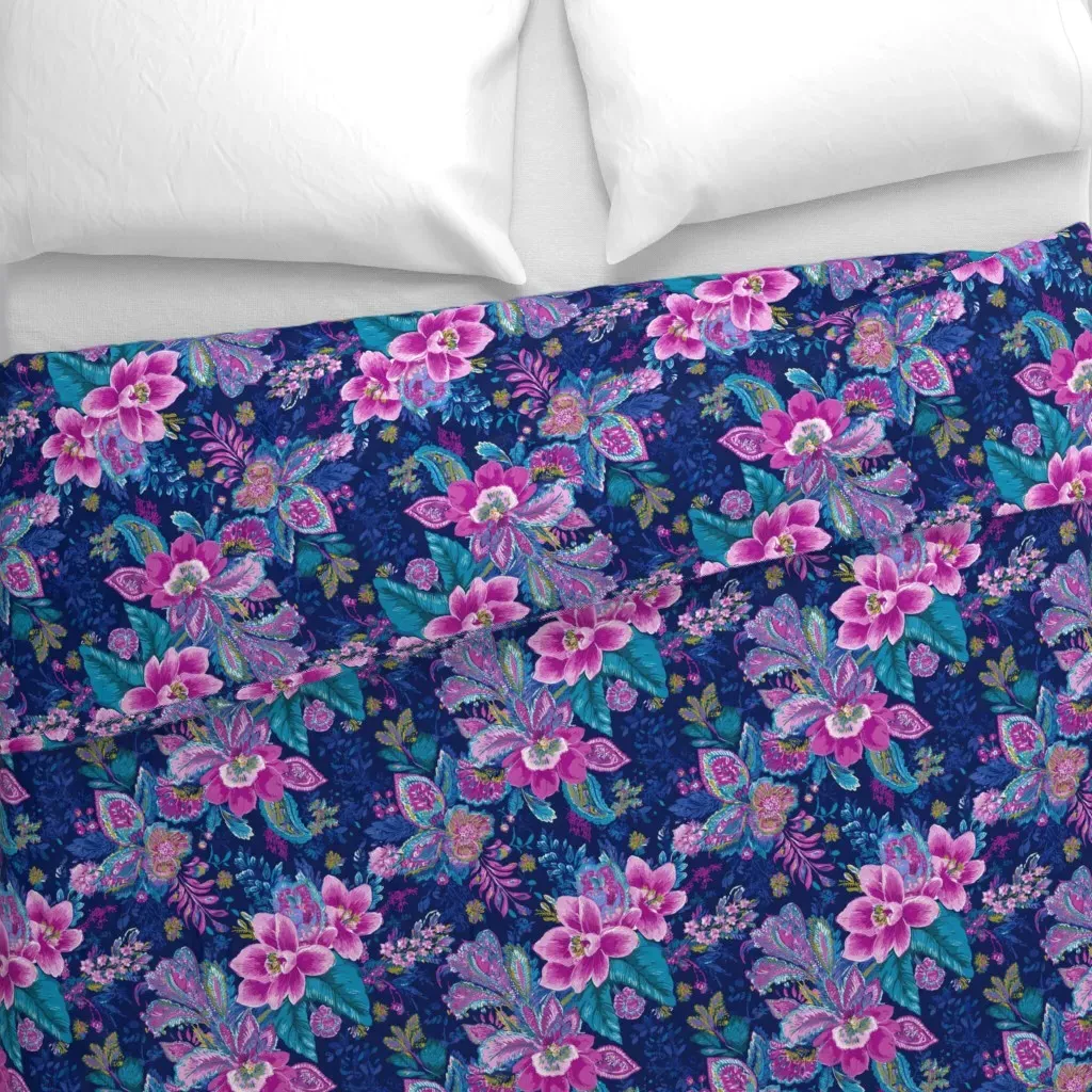 Devina Lily Esme Marigold Duvet Cover - Pink alternate view