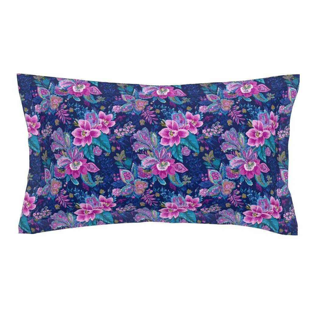 Devina Lily Esme Marigold King Pillow Sham - Pink product